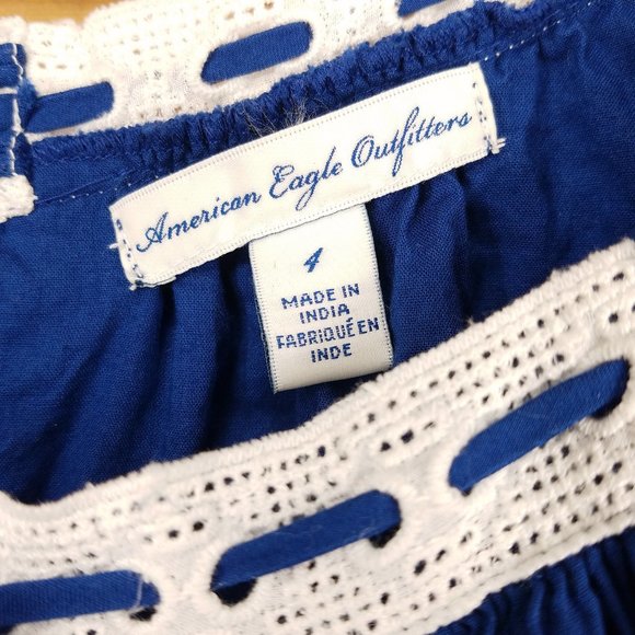 American Eagle Outfitters sundress, cobalt, size 4 - Picture 3 of 16